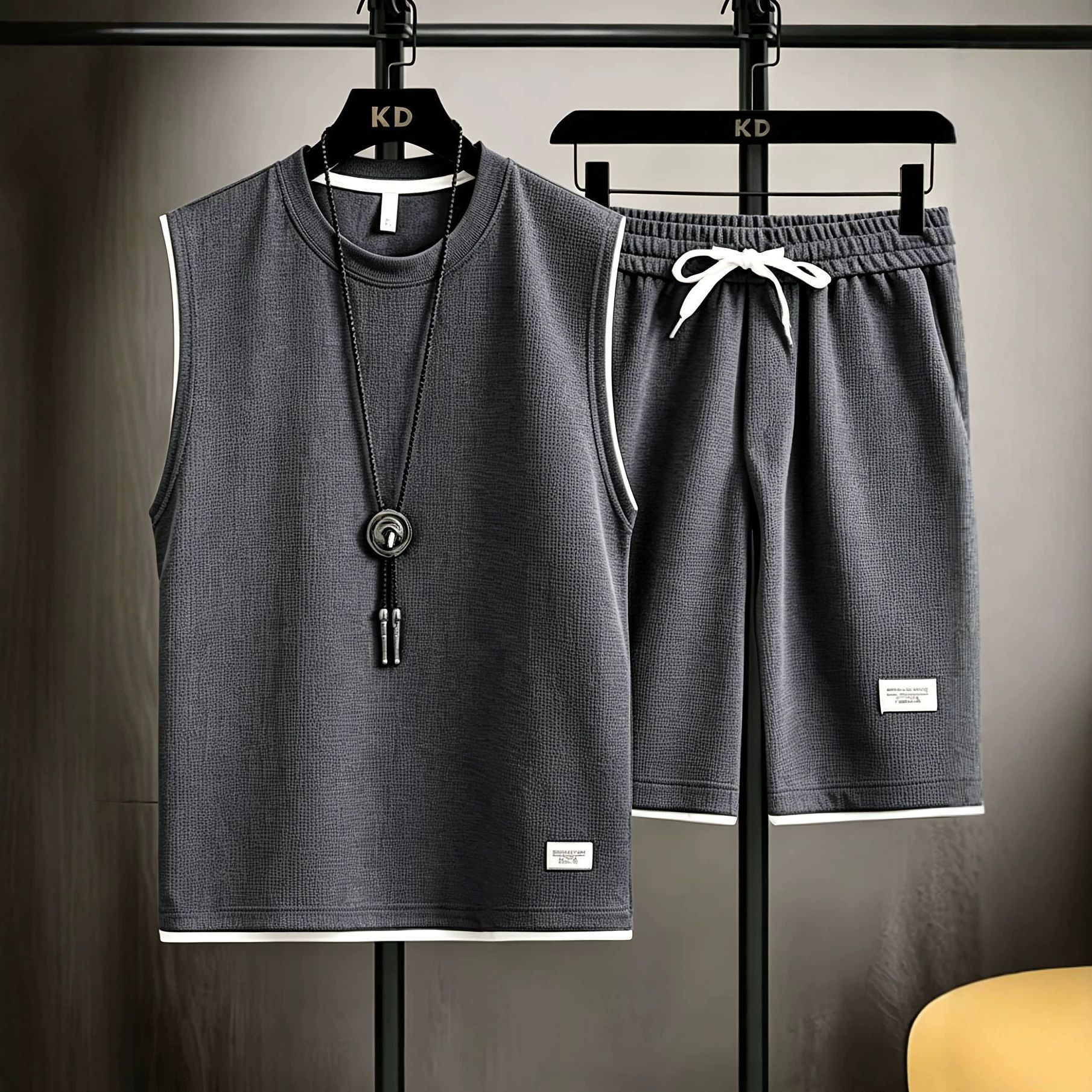 Outdoor Sportswear - Summer men's vest sets high quality