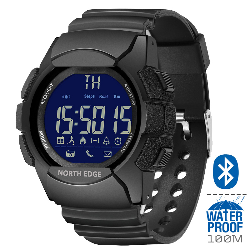 Outdoor Sport Smart Watch - NORTH EDGE AK 100M Waterproof Outdoor