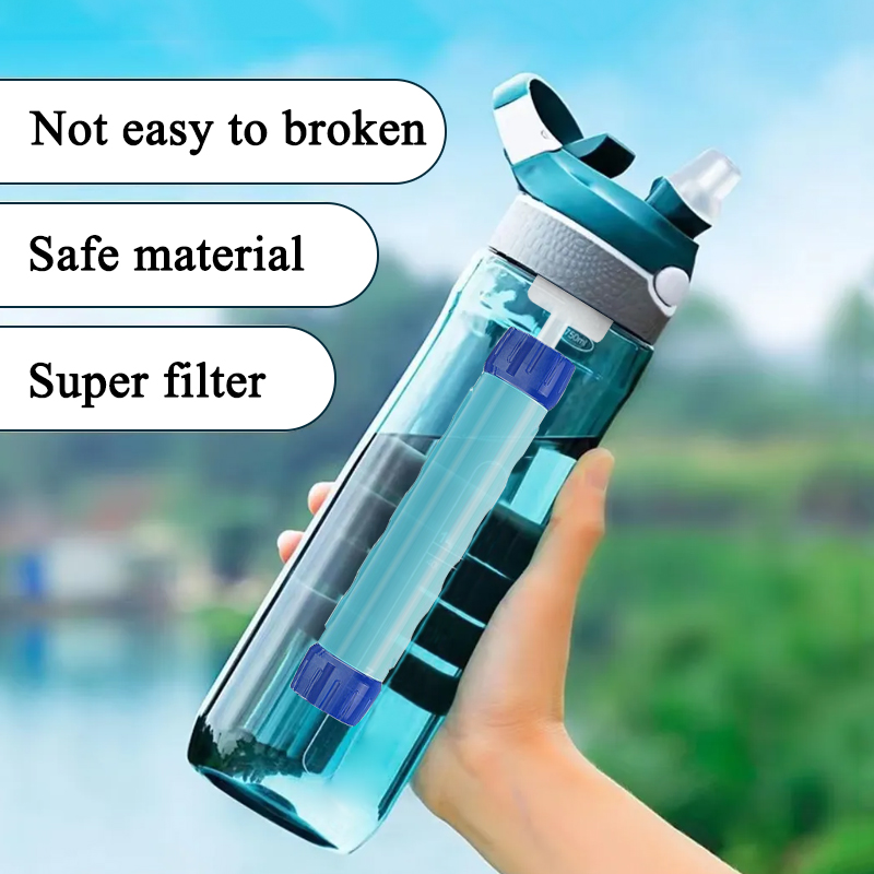 Outdoor Sport Glass Water Bottle - CAMAZ 750ml Outdoor Sport Hydrogen Water