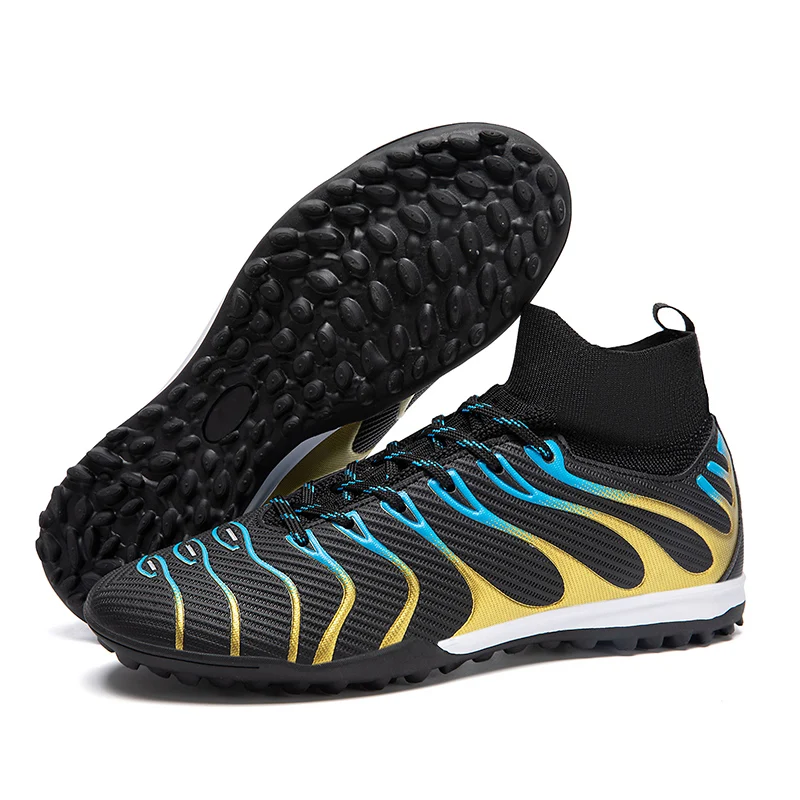 Outdoor Sport Court - Men's Soccer Shoes Long Spike Ankle