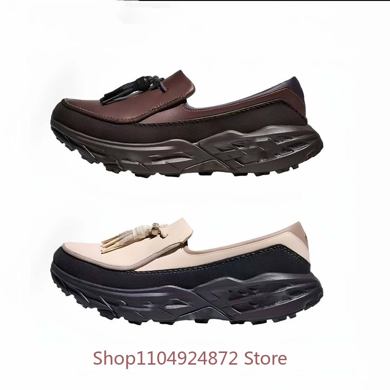 Outdoor Sport With Sticks - Designer Slip on Tassel Leather Shoes