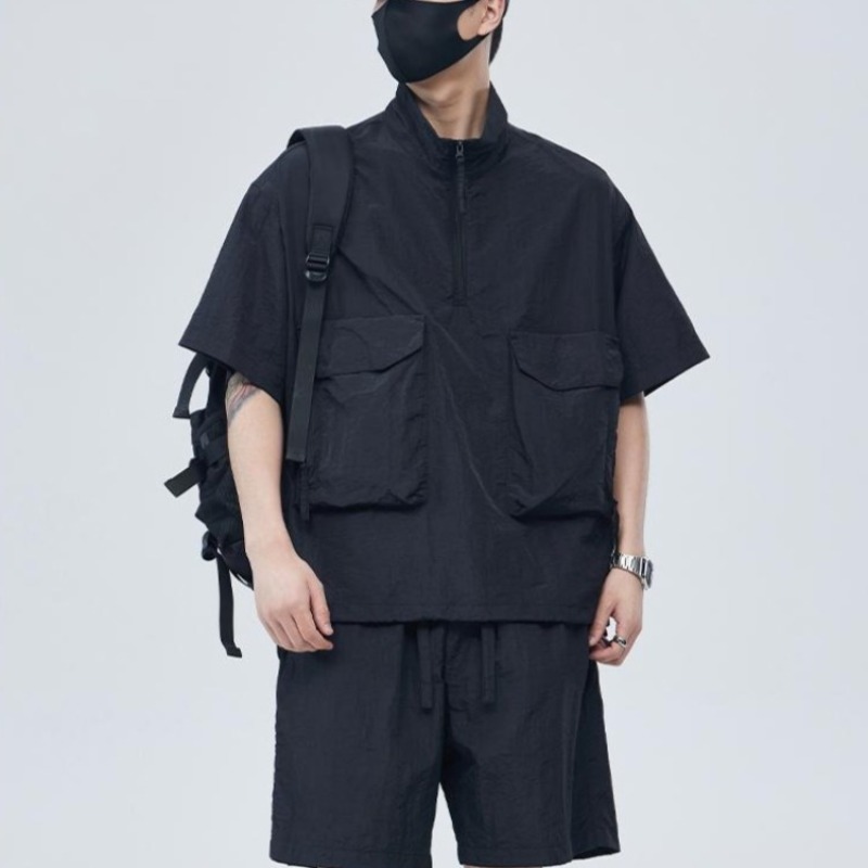 Outdoor Sportswear - Men Summer Casual Sportswear Set Plus