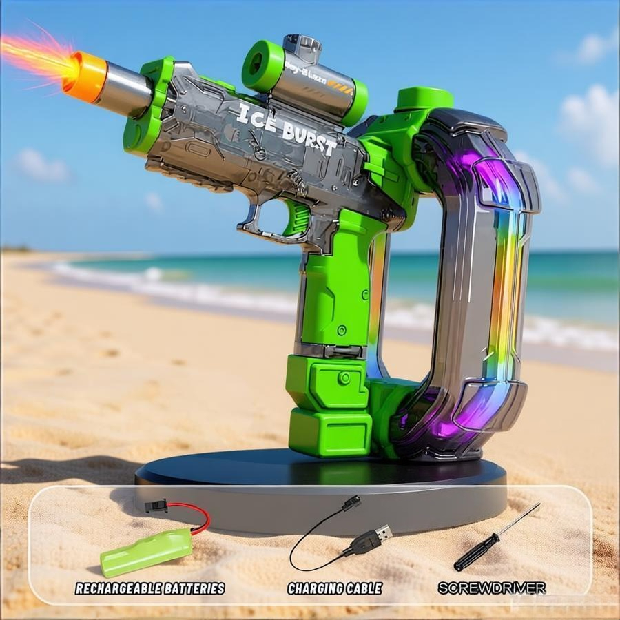 Outdoor Sport Games For Kids - LED Ring-shaped Electric Water Guns Children