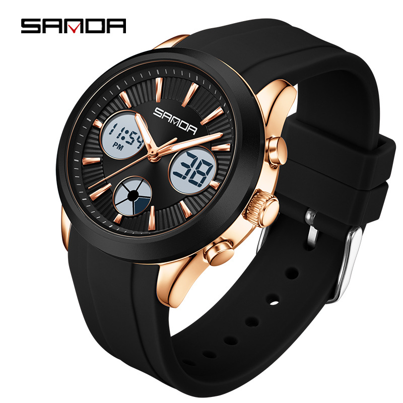Outdoor Sport Smart Watch - SANDA electronic watch luminous 3-hour multi-functional