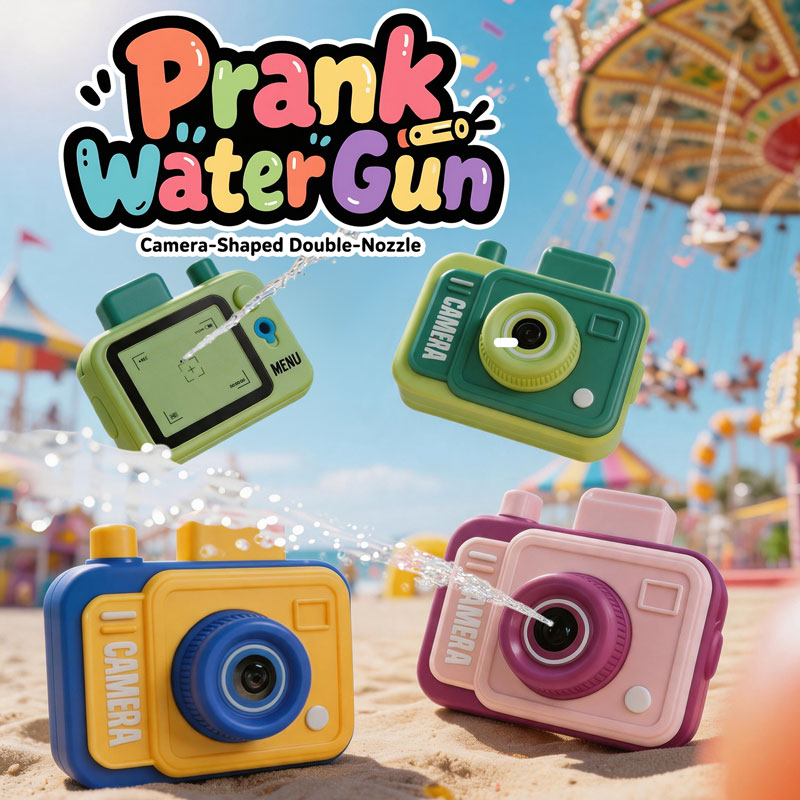 Outdoor Sport Games For Kids - Double-sided Water Gun Camera Water Prank