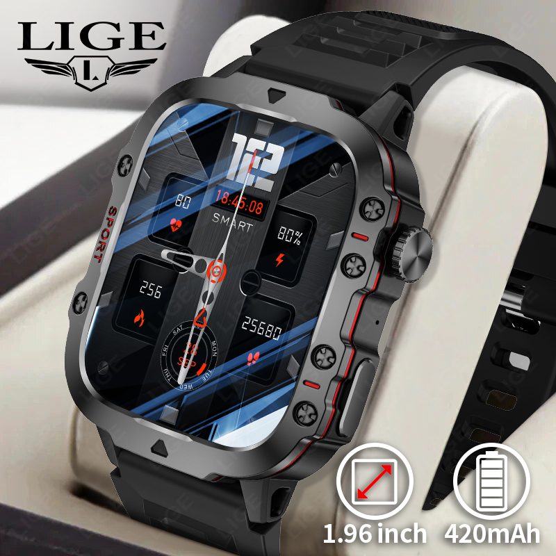 Outdoor Sport Day - LIGE Outdoor Smart Watch Men 2.01