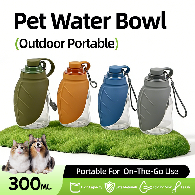 Outdoor Sport Glass Water Bottle - Sport Portable Pet Dog Water Bottle