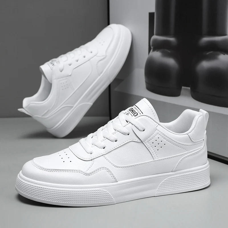 Outdoor Sport With Sticks - Fashion Leather Men Casual Shoes Lightweight