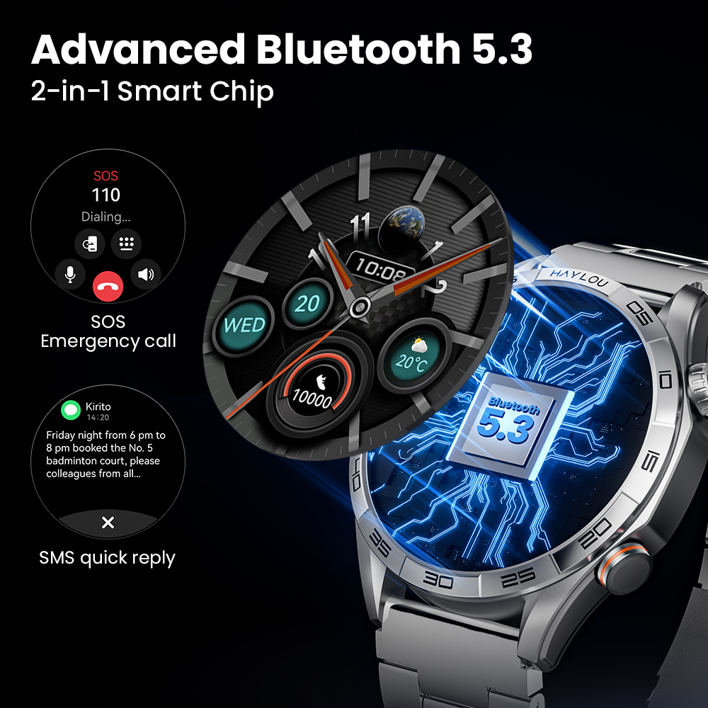 HAYLOU Solar 5 Voice Calling S - Outdoor Sport Smart Watch review and price