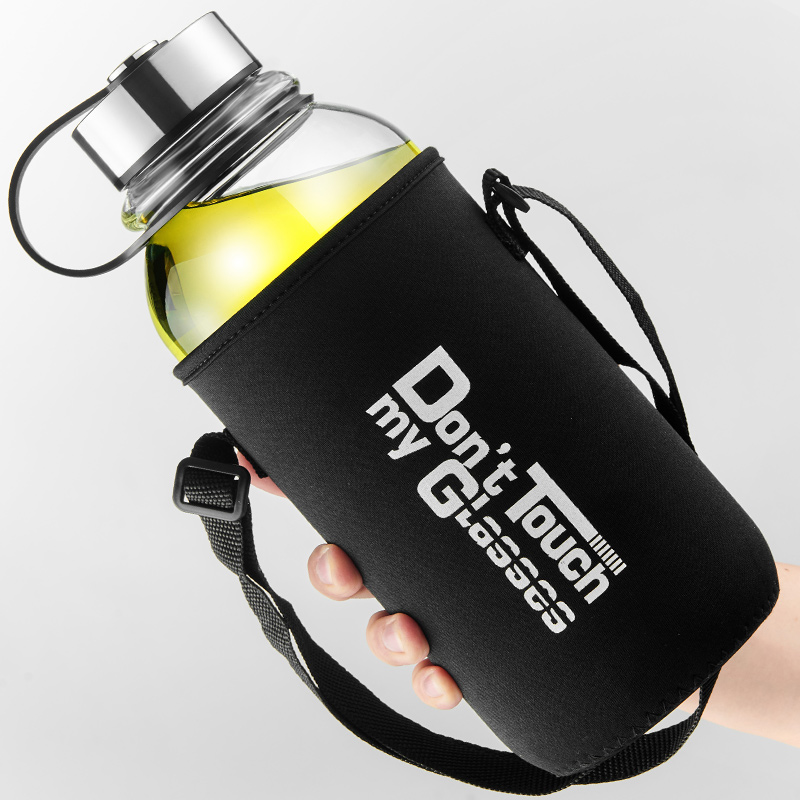 GIANXI Large Capacity Glass Wa - Outdoor Sport Glass Water Bottle review and price