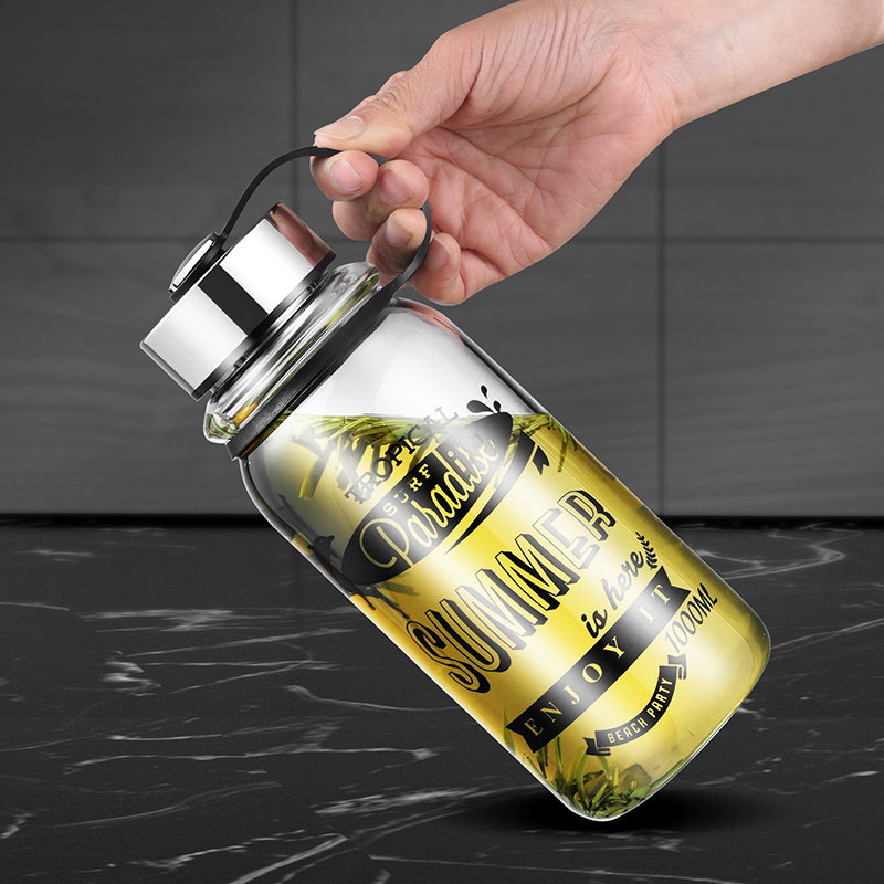 GIANXI Large Capacity Glass Wa - Outdoor Sport Glass Water Bottle review and price