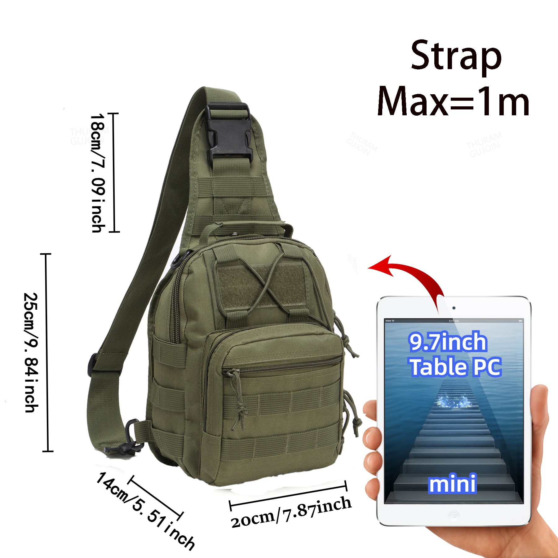 THURAM Outdoor Tactical Bag Ba - Outdoor Sport Day review and price