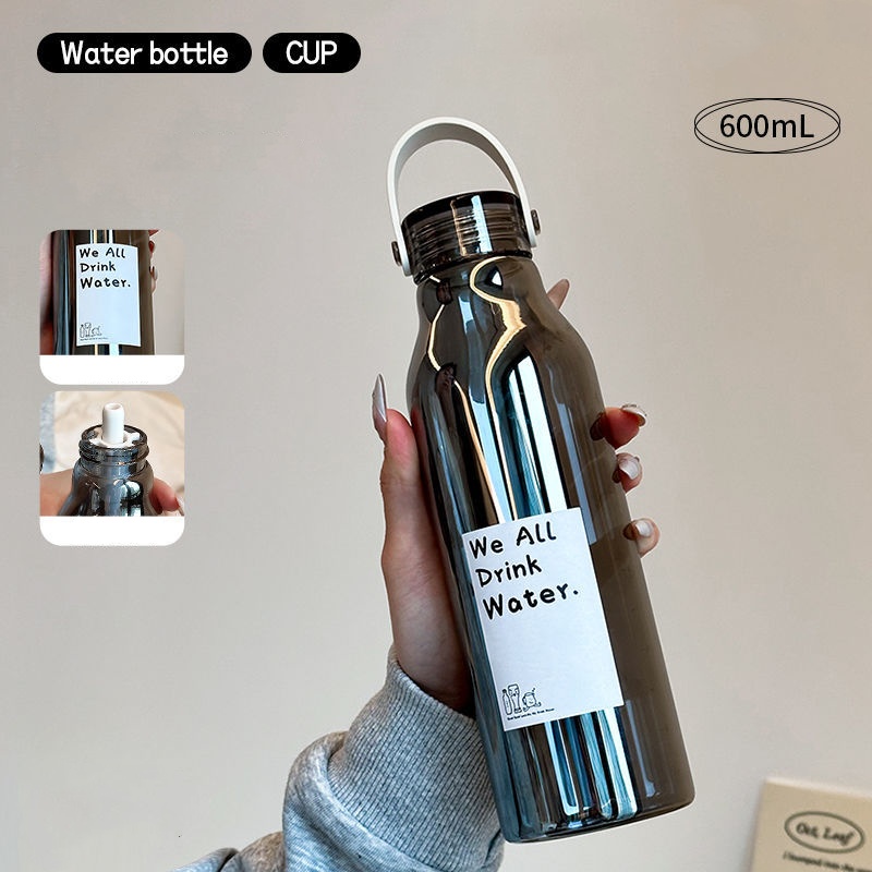 600ML thickened Glass Water Bo - Outdoor Sport Glass Water Bottle review and price