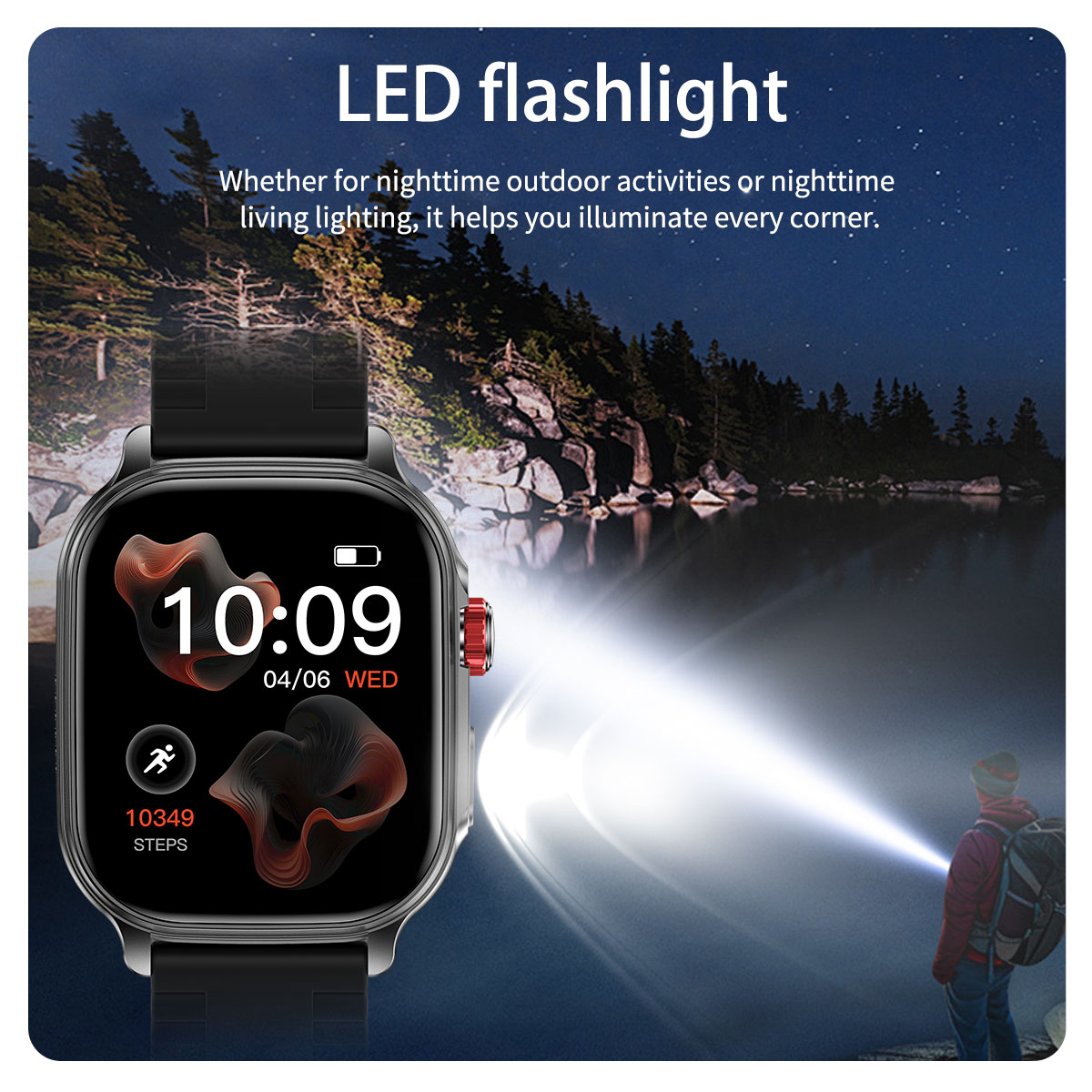 2026 New Smart Watch Bluetooth - Outdoor Sport Smart Watch review and price