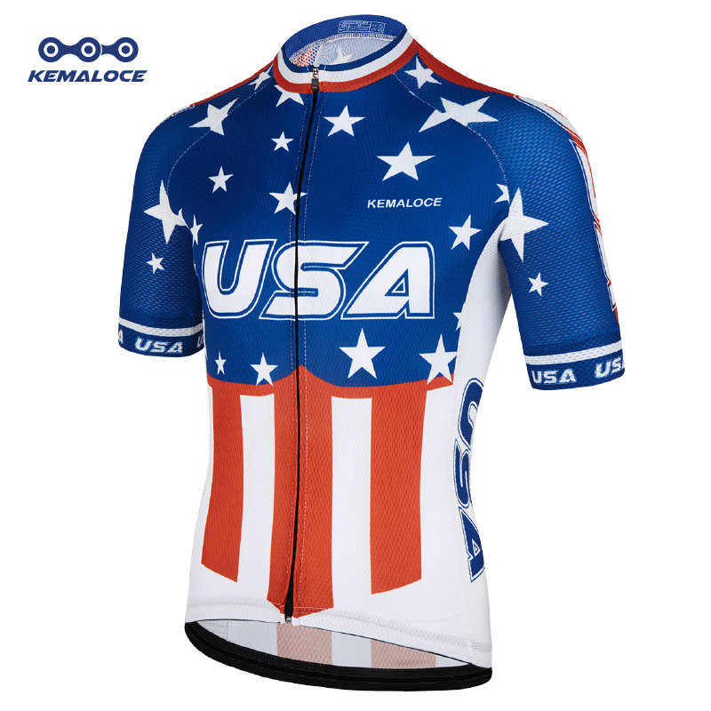 KEMALOCE Bike Jersey USA Navy  - Outdoor Sport Usa review and price