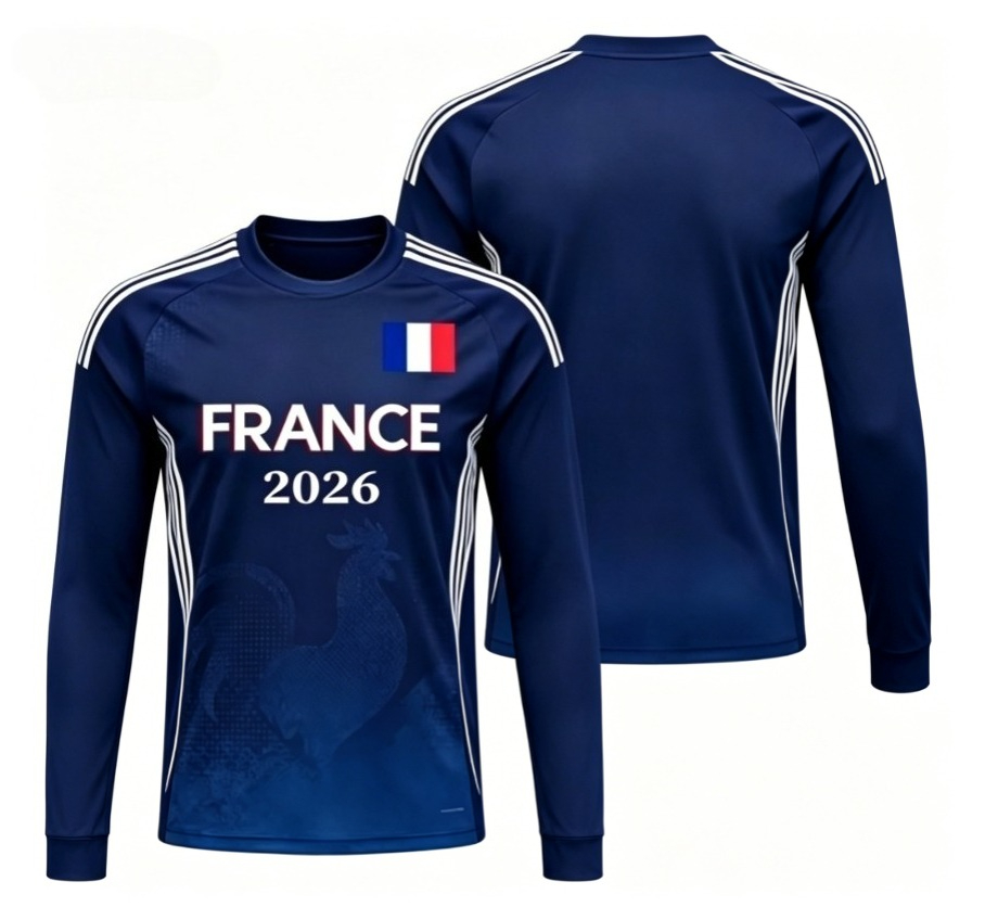 New French round neck long sle - Outdoor Sportswear review and price