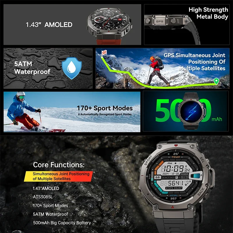 2026 New Military DM58 GPS Sma - Outdoor Sport Smart Watch review and price
