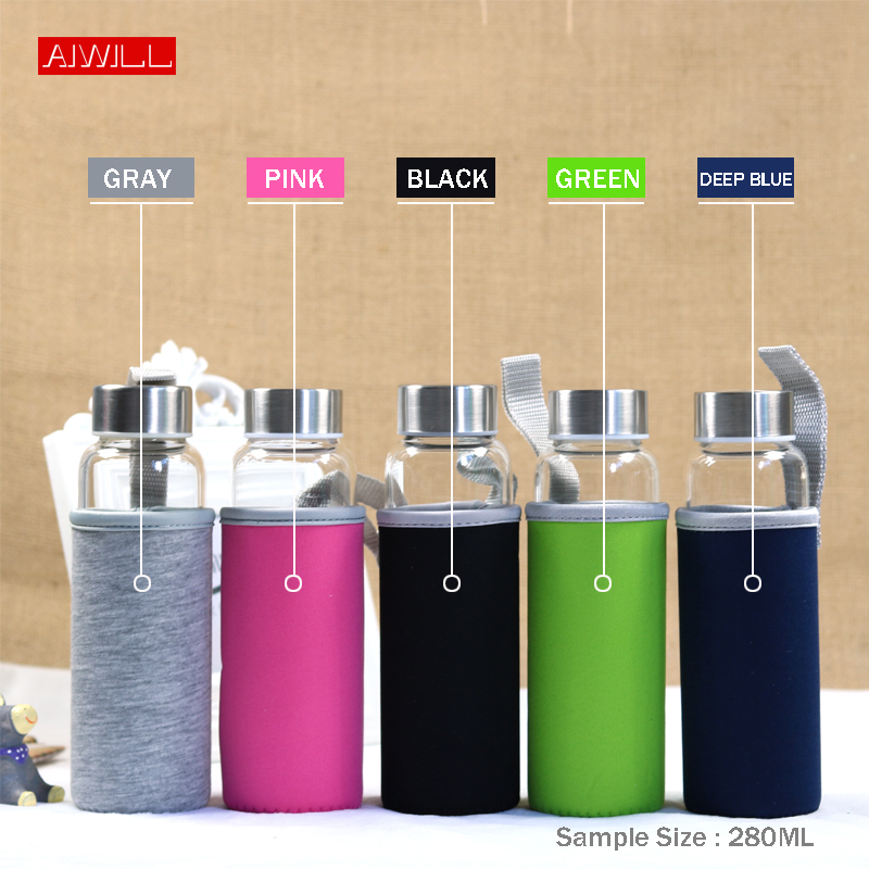 AIWILL Hot Selling Glass Sport - Outdoor Sport Glass Water Bottle review and price