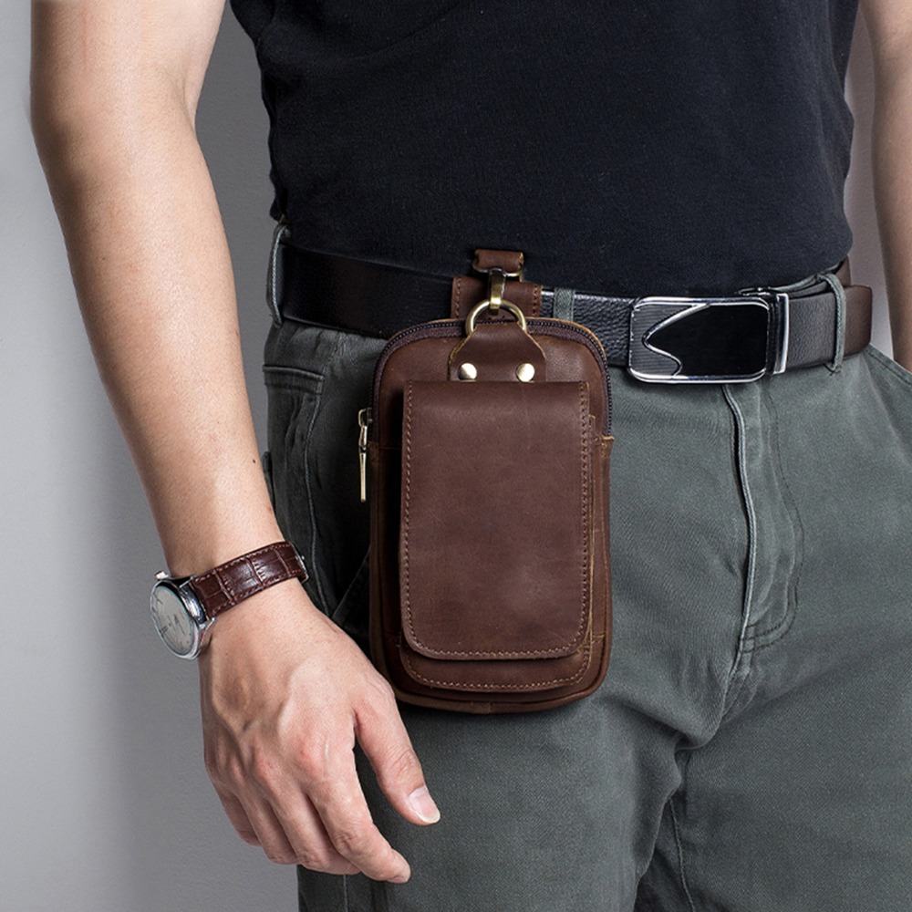 Vintage Cow Leather Belt Bag P - Outdoor Sport Bag review and price