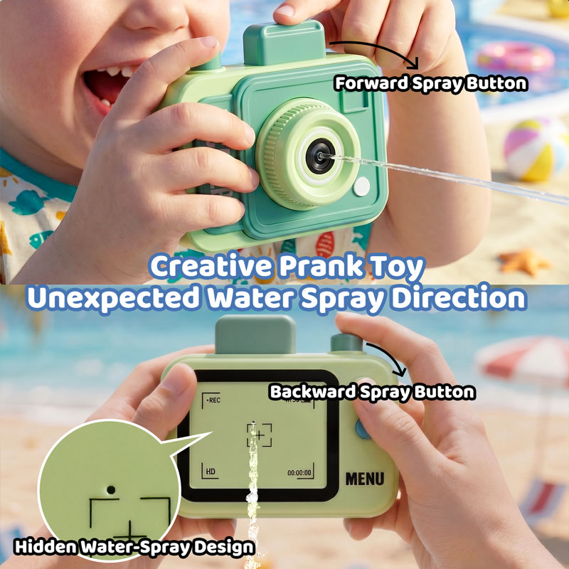 Double-sided Water Gun Camera  - Outdoor Sport Games For Kids review and price