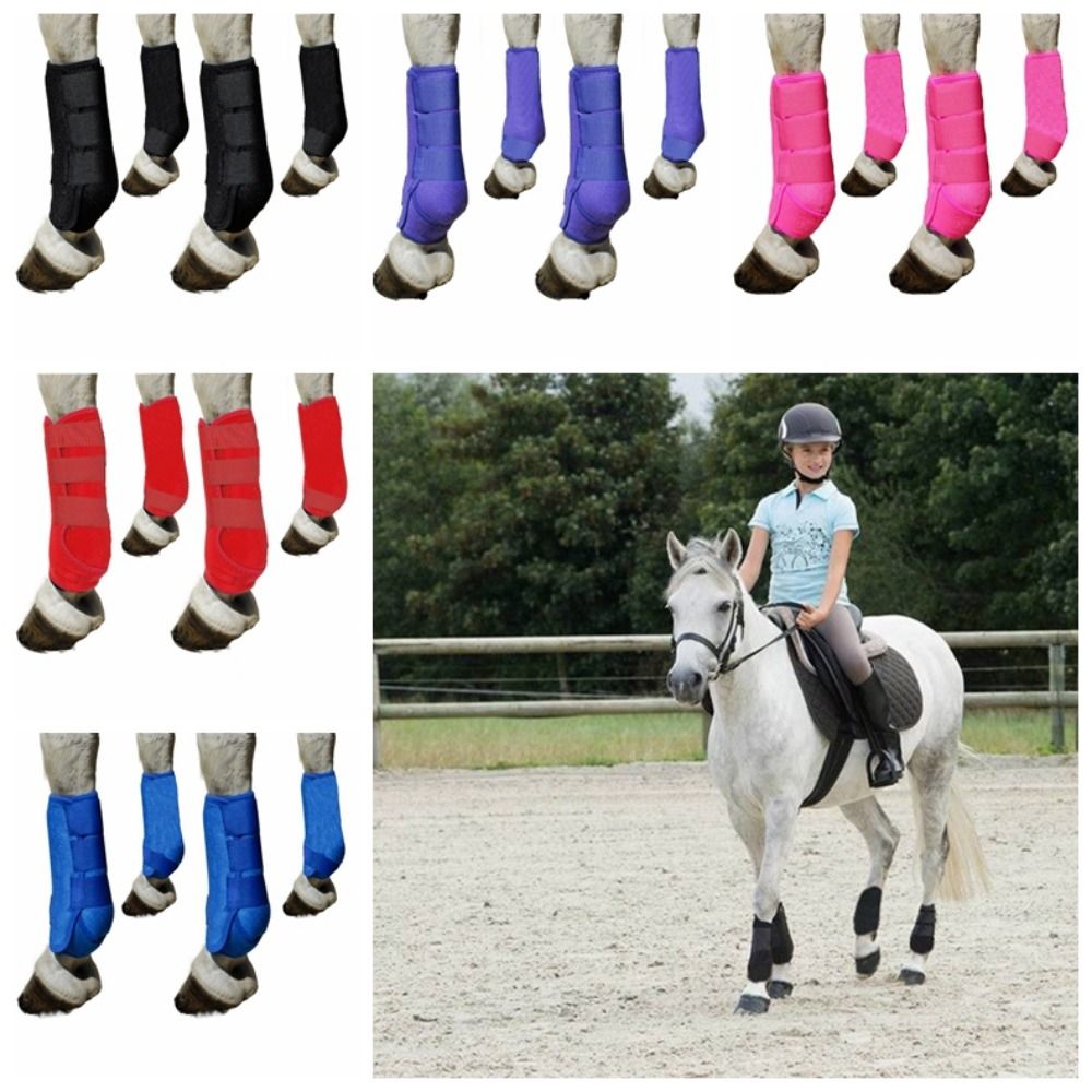 4pcs/set Colorful Horse Sport  - Brushing Boot Horse review and price