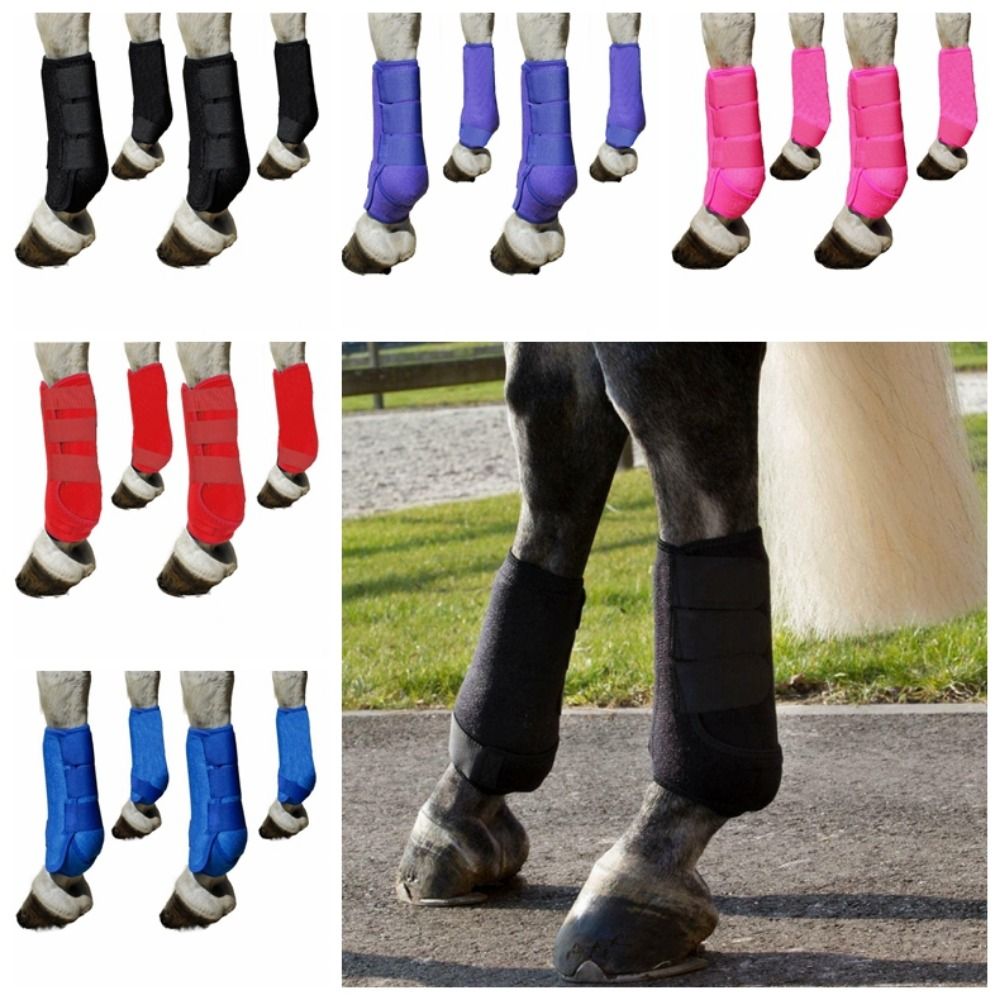 4pcs/set Colorful Horse Sport  - Brushing Boot Horse review and price