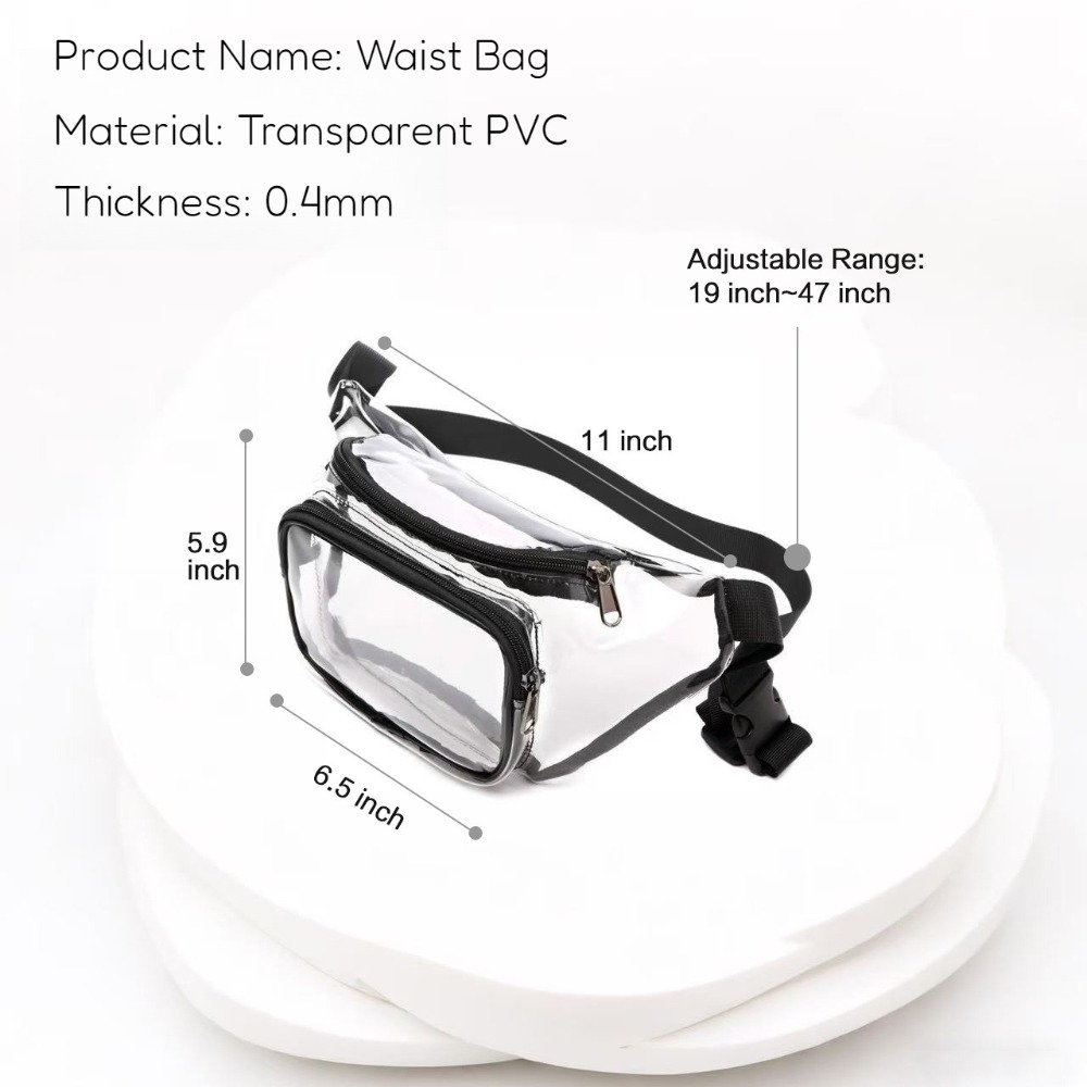 Clear Fanny Pack Transparent P - Outdoor Sport Bag review and price