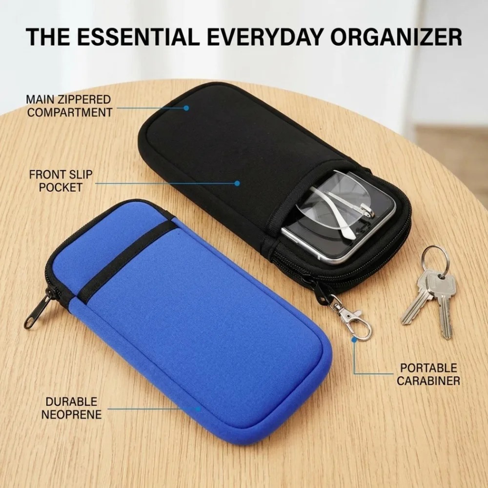 Nylon Fabric Phone /Glasses Zi - Outdoor Sport Bag review and price