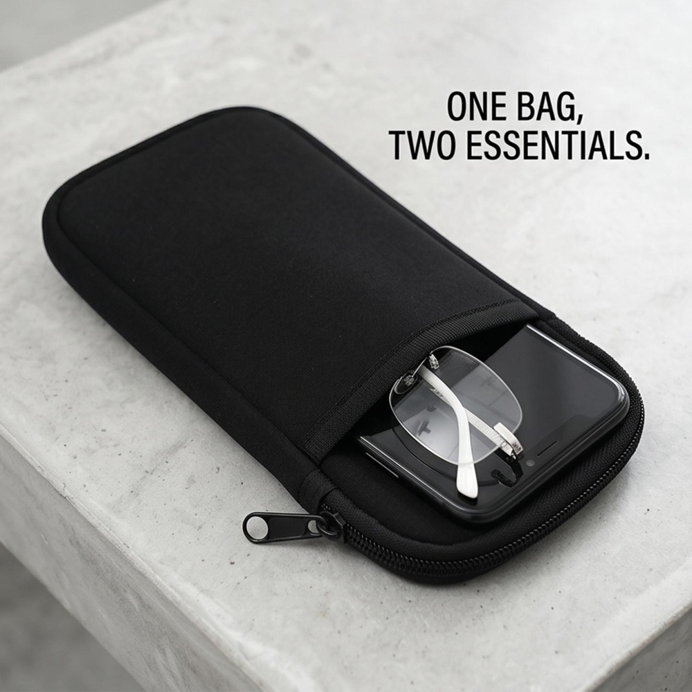 Nylon Fabric Phone /Glasses Zi - Outdoor Sport Bag review and price