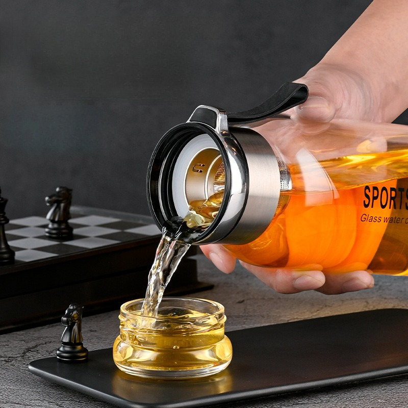 1.0/1.2 L Glass Water Bottle w - Outdoor Sport Glass Water Bottle review and price