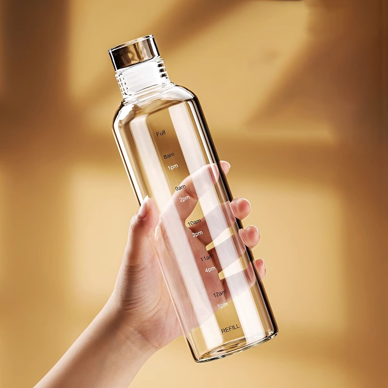 500/750/1000ml Glass Sport Wat - Outdoor Sport Glass Water Bottle review and price