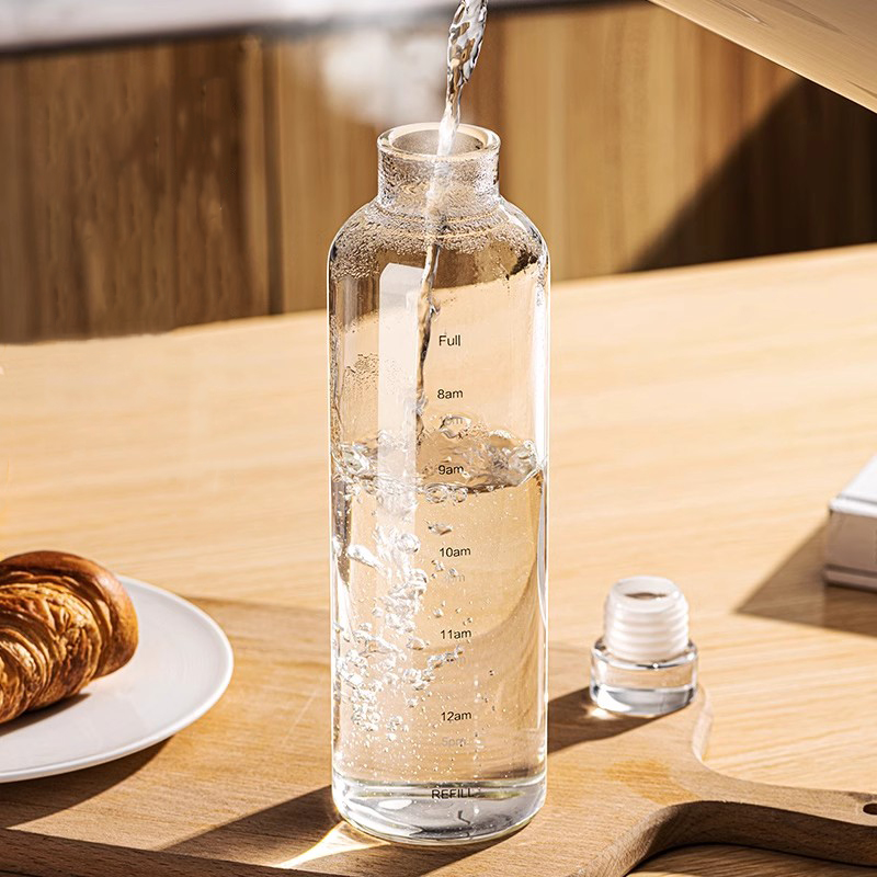 500/750/1000ml Glass Sport Wat - Outdoor Sport Glass Water Bottle review and price